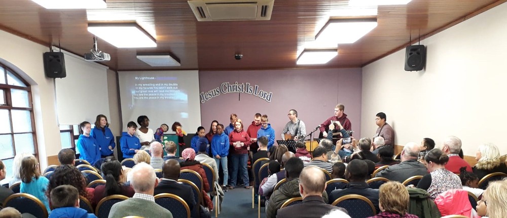 Youth Connect taking Sunday Service